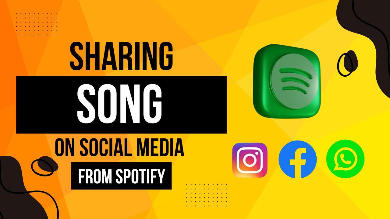 Share your song on social media from Spotify