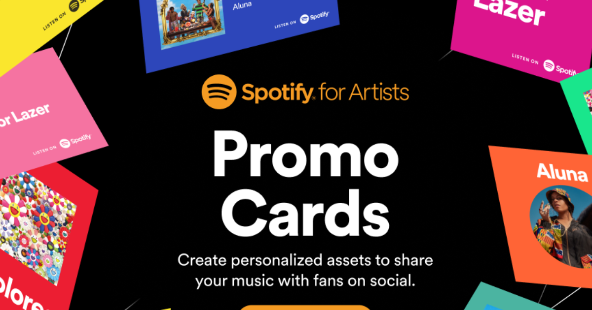 Promo Cards on Spotify