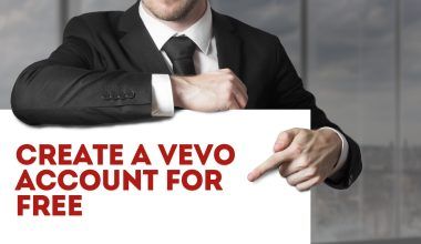 create a Vevo account for free