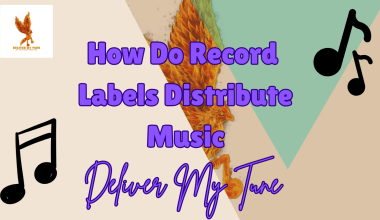 how do record labels distribute music