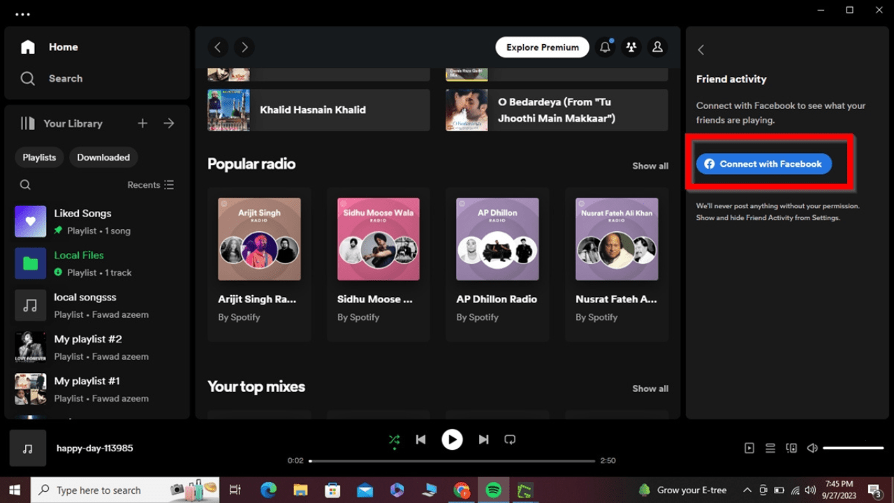 how do you find people on spotify