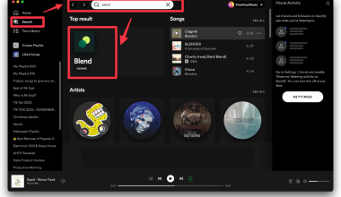 how to blend on spotify