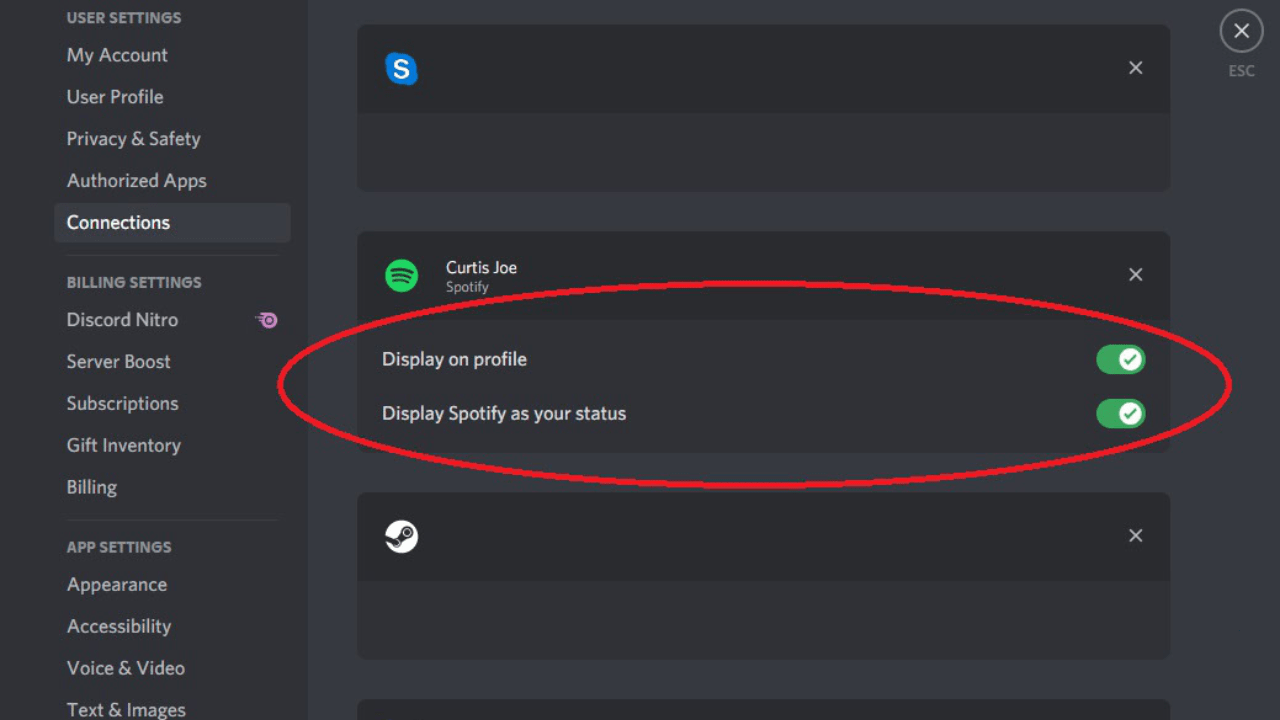 how to connect spotify to discord