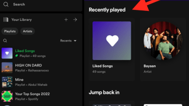 how to see my top artists on spotify