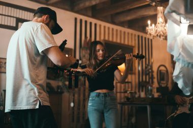 making music video