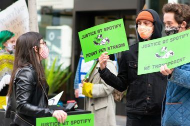 how to drop a song on spotify